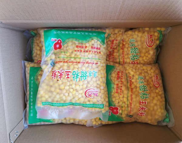 甜糯玉米粒-1kg袋装-12袋/箱